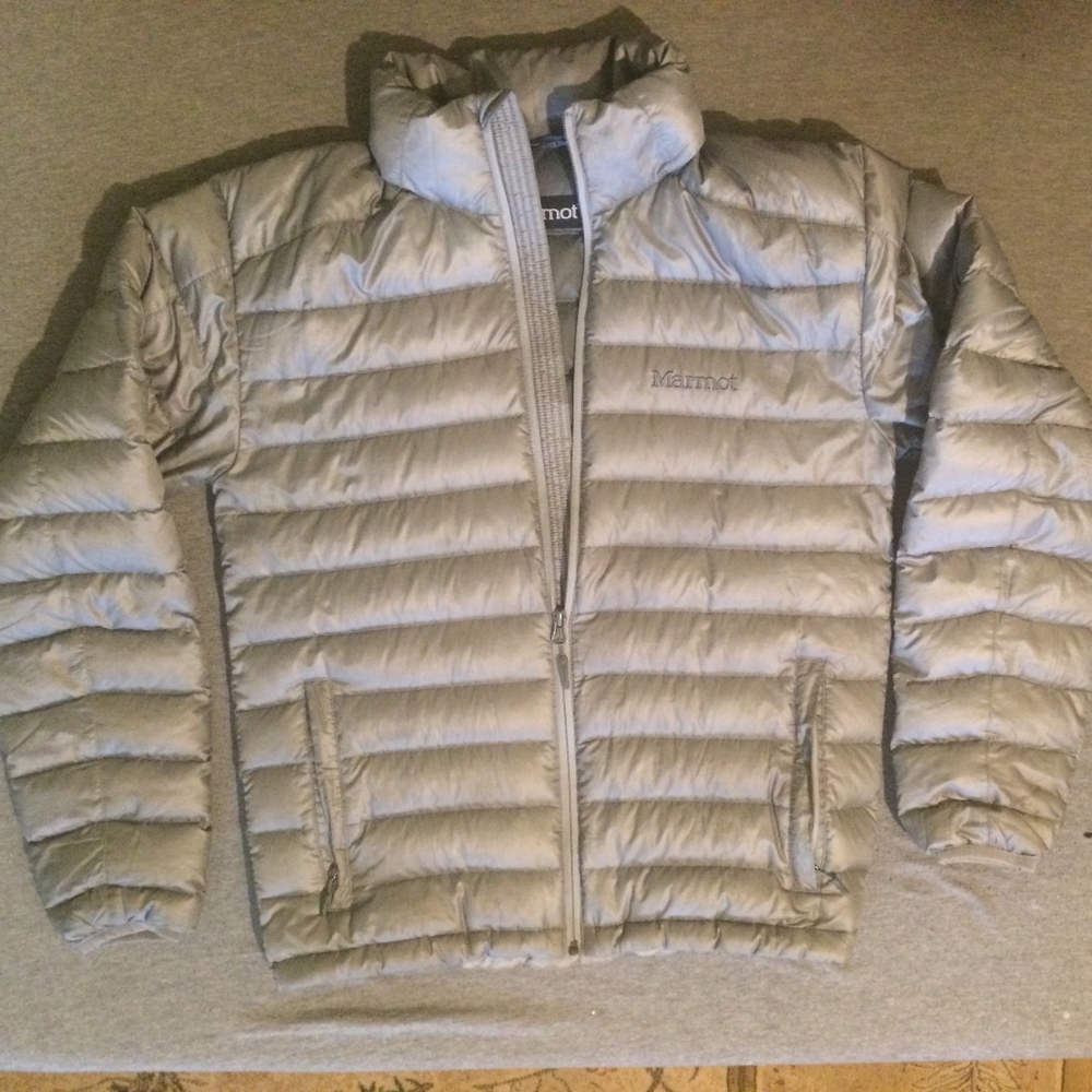 MEN MARMOT ZEUS AZOS DOWN PUFFY JACKET SIZE SMALL